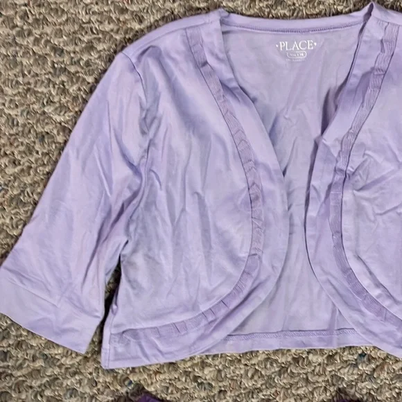 TCP CHILDRENS PLACE 4 PC LOT HOODY SKORT SHIRT CARDIGAN NWT & EUC 14 16 - Picture 2 of 6